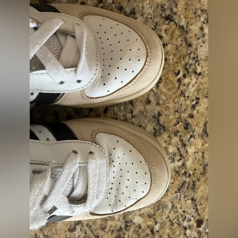 Adidas Originals G.S. ST High Top Sneakers | Vintage Off-White | Men’s 6 - Picture 12 of 13